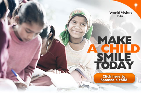 Make a child smile today, Sponsor a child.
