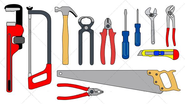 different hand tools